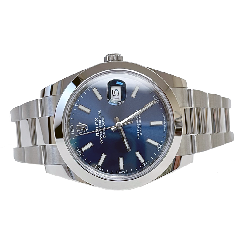 Rolex Datejust 41 Steel - Smooth Bezel - Oyster