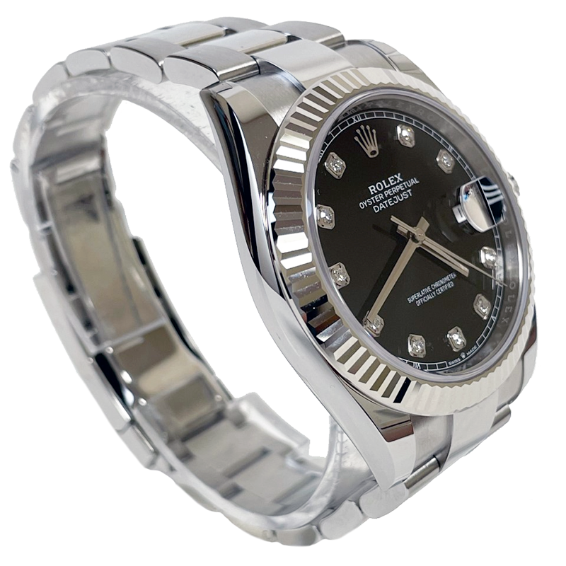 Rolex Datejust 41 Steel and White Gold - Fluted Bezel