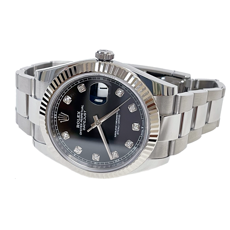 Rolex Datejust 41 Steel and White Gold - Fluted Bezel