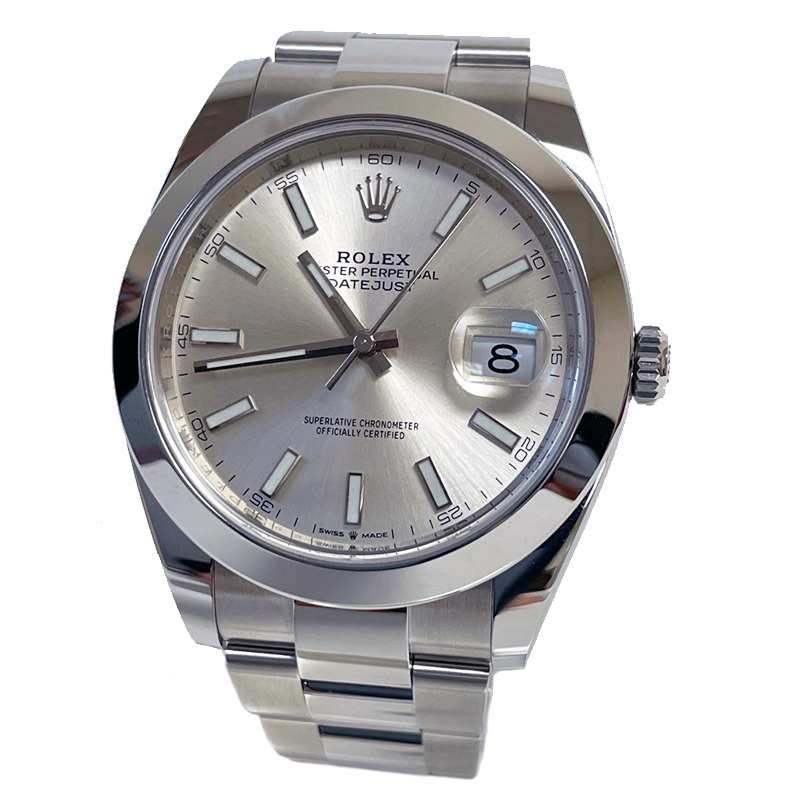 Rolex Datejust 41 Steel - Smooth Bezel - Oyster