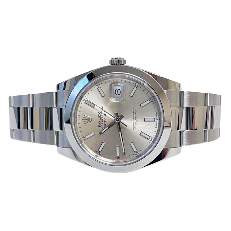 Rolex Datejust 41 Steel - Smooth Bezel - Oyster