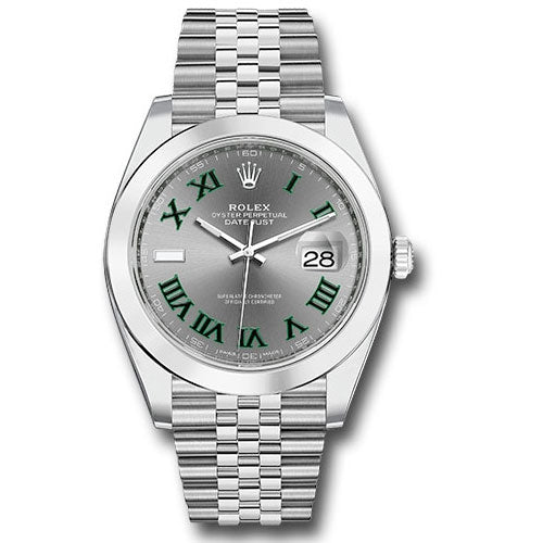 Rolex Datejust 41 Steel - Smooth Bezel - Jubilee