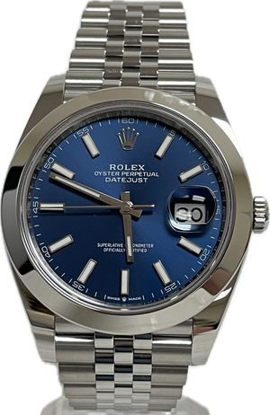Rolex Datejust 41 Steel - Smooth Bezel - Jubilee