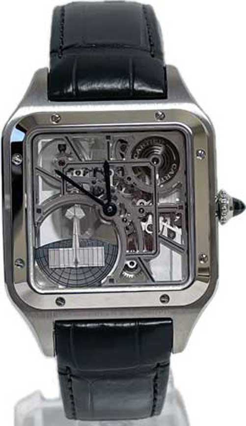 Cartier Santos-Dumont Skeleton Micro Rotor whsa0032