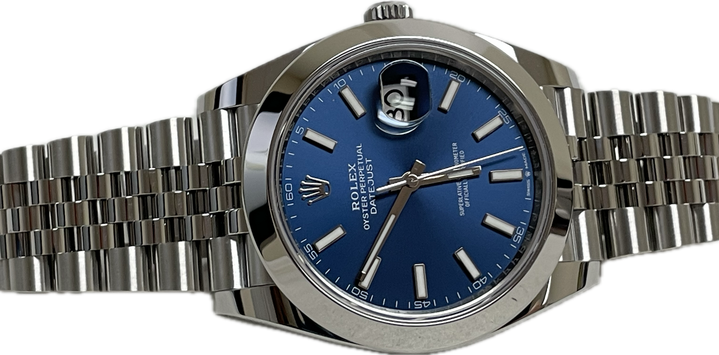 Rolex Datejust 41 Steel - Smooth Bezel - Jubilee