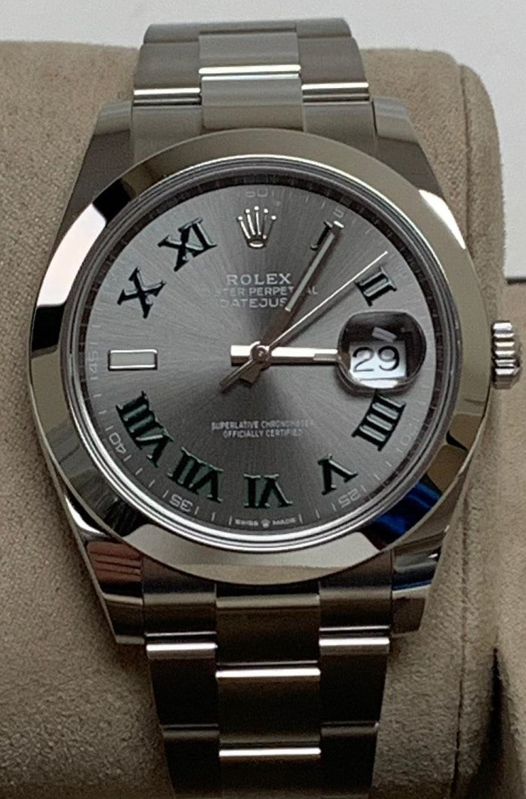 Rolex Datejust 41 Steel - Smooth Bezel - Oyster